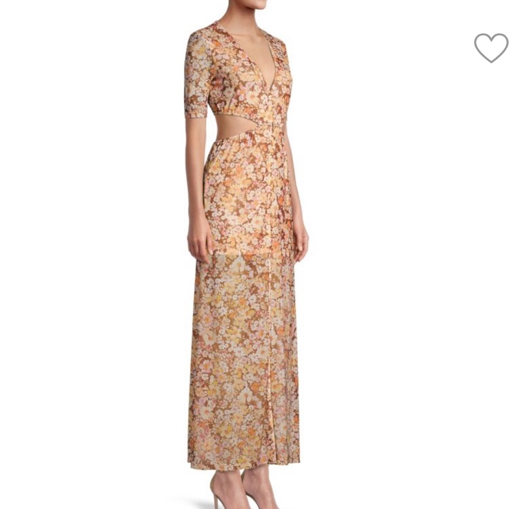 HANSEN + GRETEL Erika Floral Cut Out Dress
